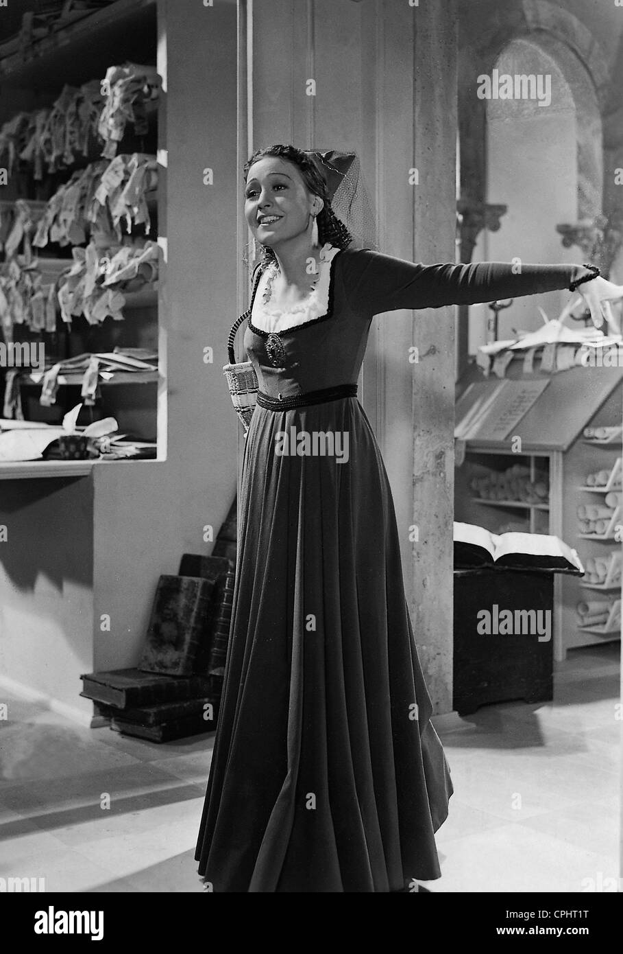 Heli Finkenzeller in "Boccaccio", 1936 Stockfoto