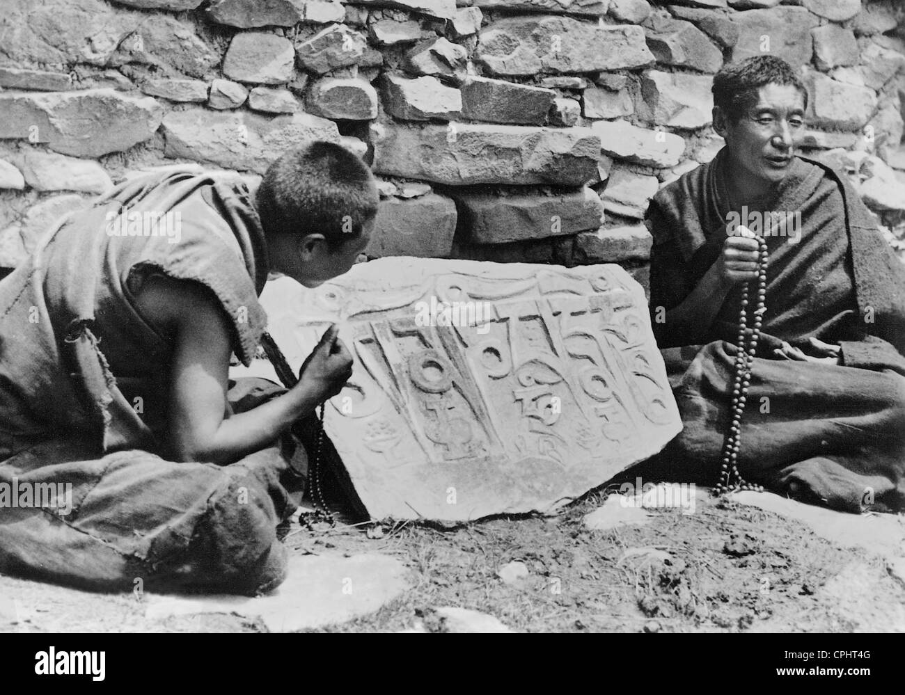Eine Szene aus "Geheimnis Tibet", 1941 Stockfoto