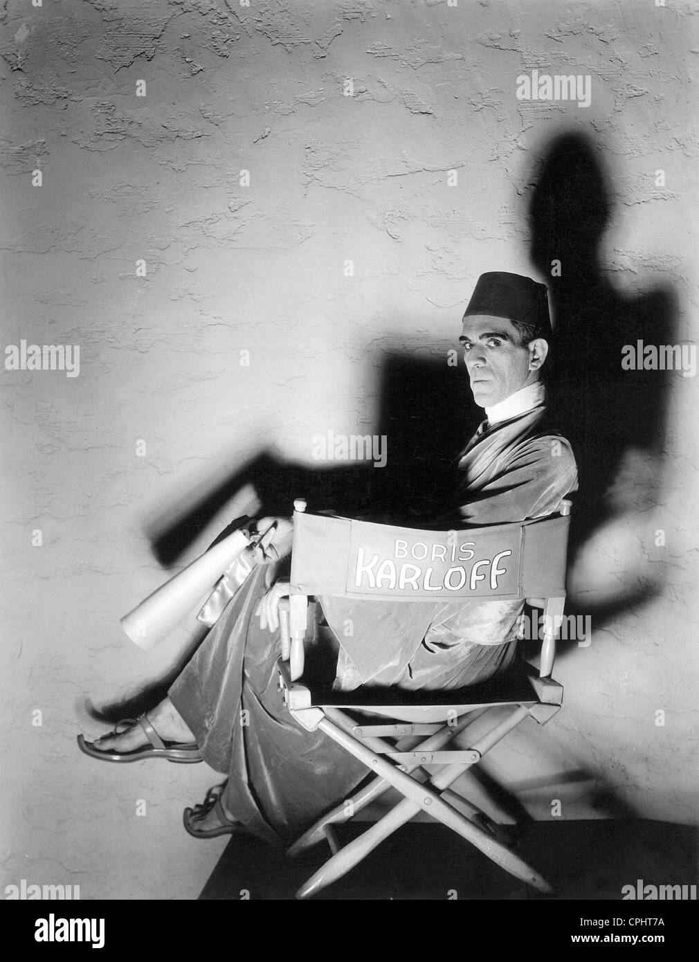 Boris Karloff, 1932 Stockfoto