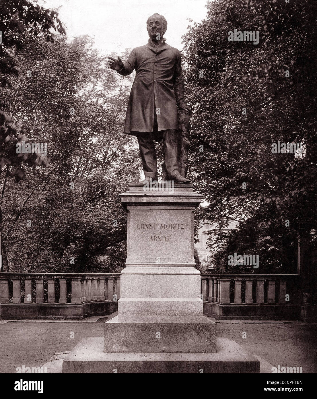 Ernst-Moritz-Arndt-Denkmal in Bonn, 1892 Stockfoto
