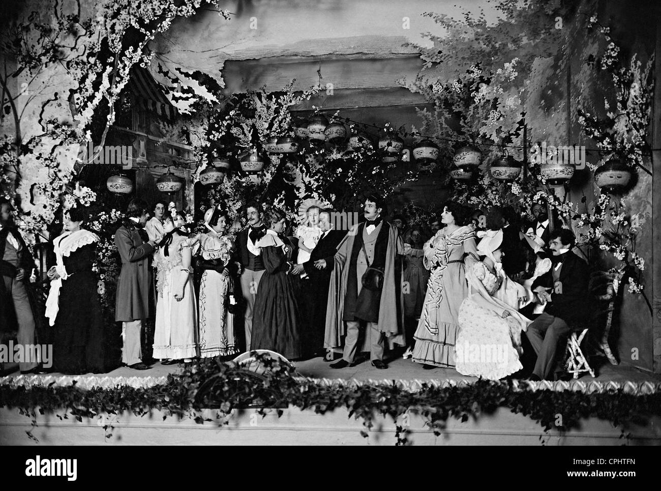 Die Premiere von "Der Liebe Komödie", 1900 Stockfoto