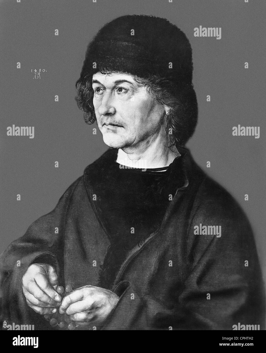Albrecht DÃ¼rer sen., 1490 Stockfoto