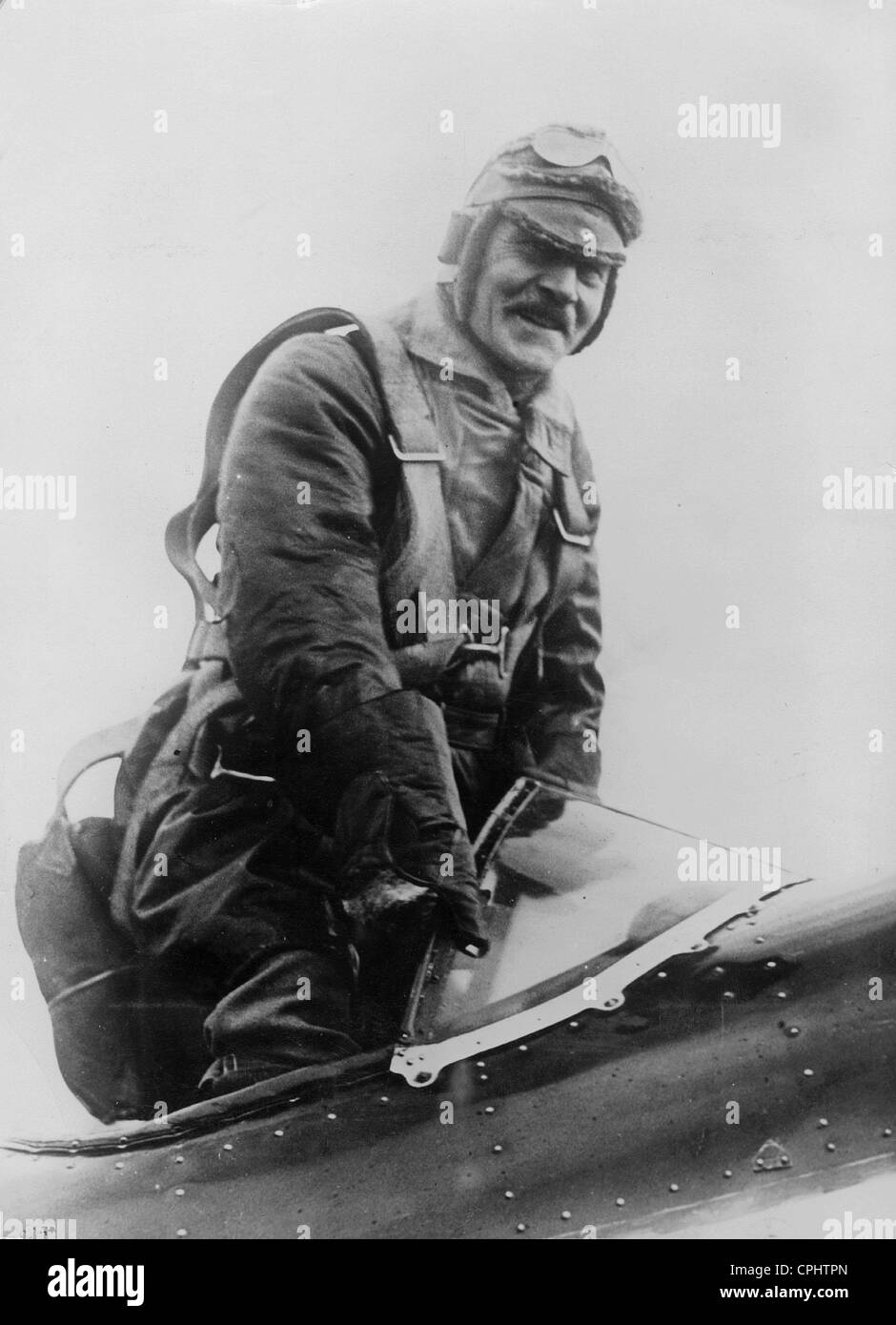 James Ramsay MacDonald in pilot-Anzug Stockfoto