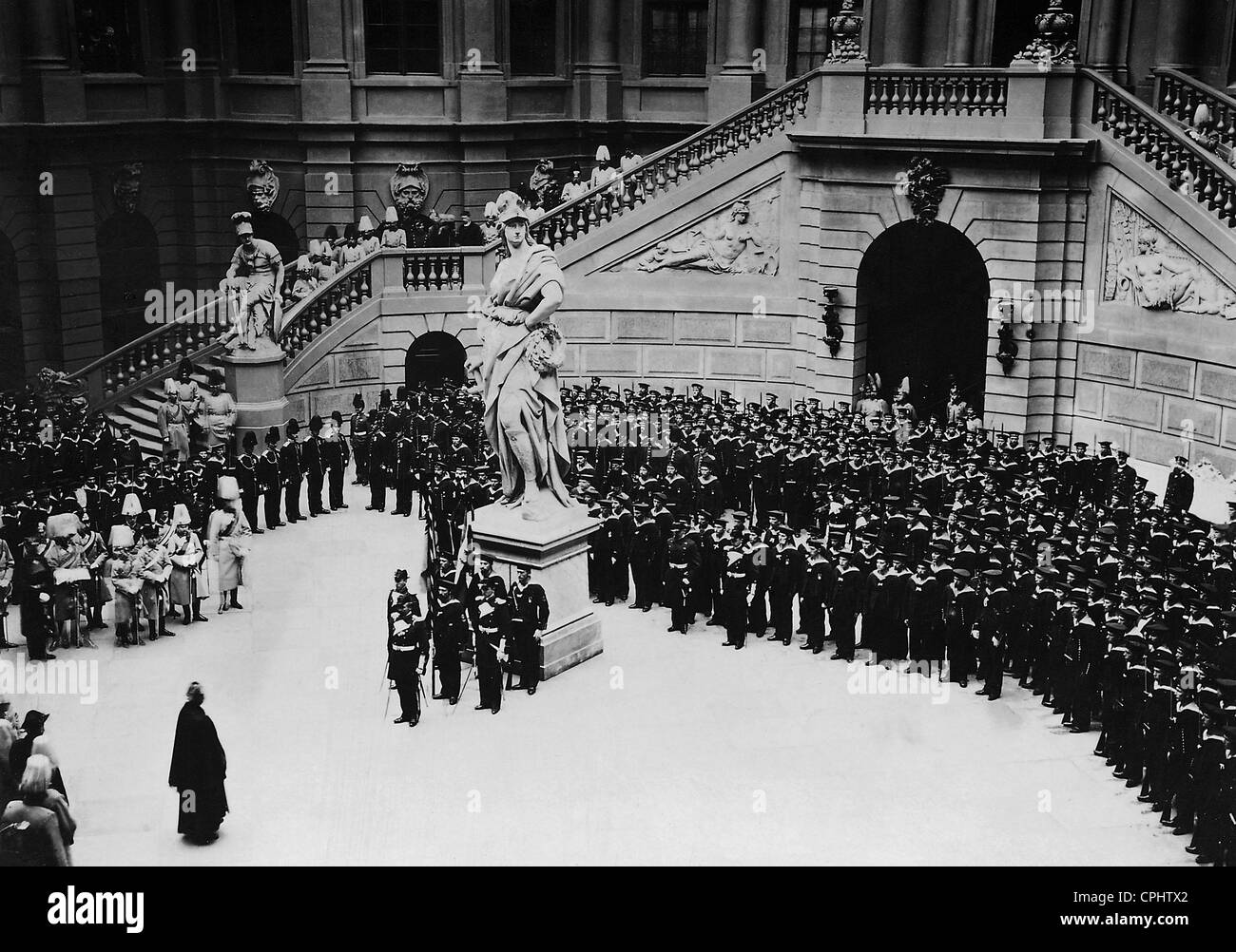 Rede von Kaiser Wilhelm II. für heimkehrende Soldaten, 1900 Stockfoto