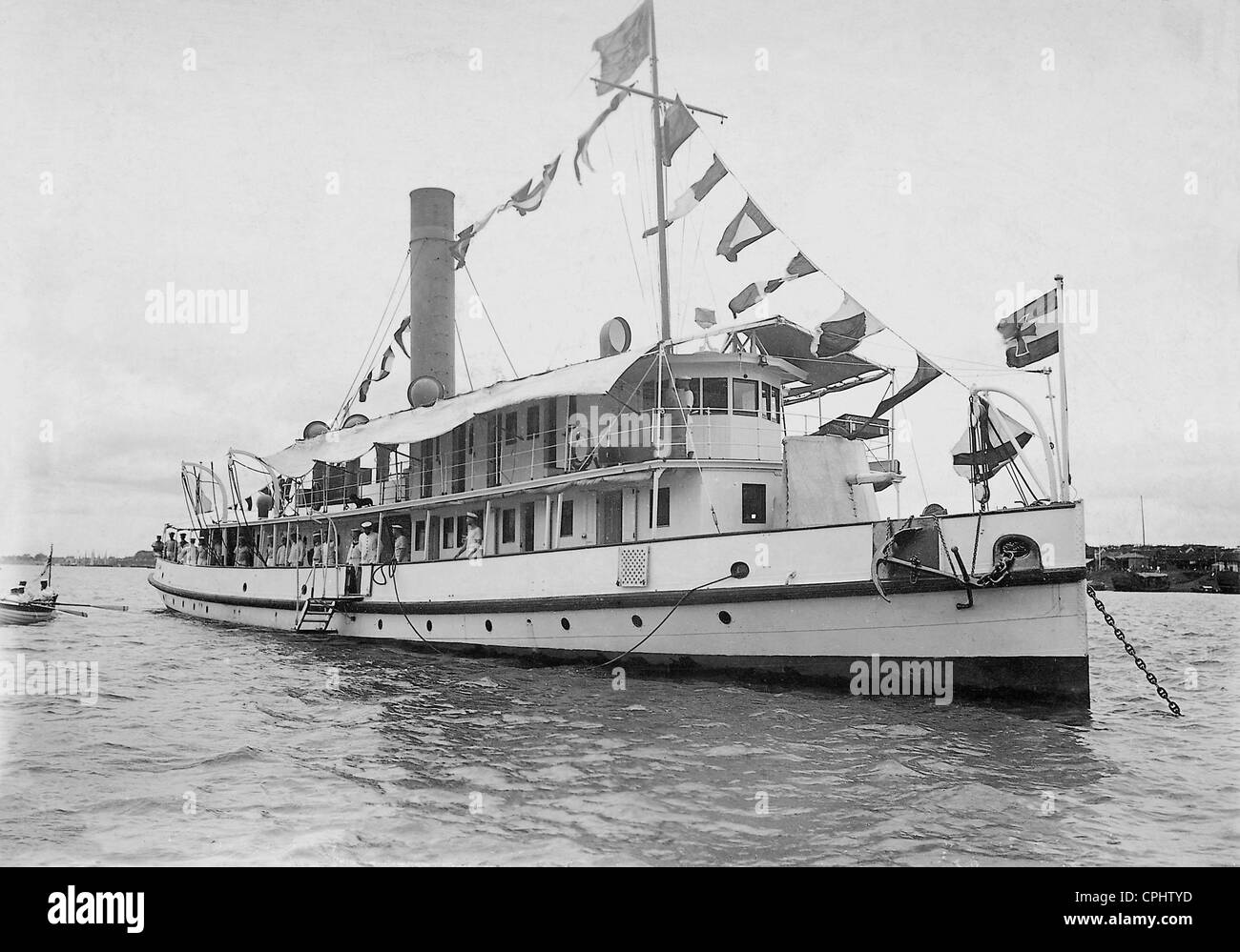 Deutsche Kanonenboot "Vorwärts", 1908 Stockfoto