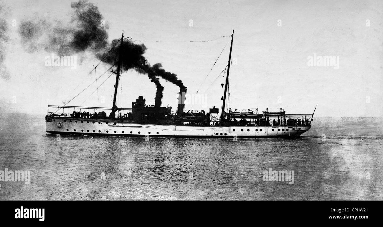 Kanonenboot "Eber", 1911 Stockfoto