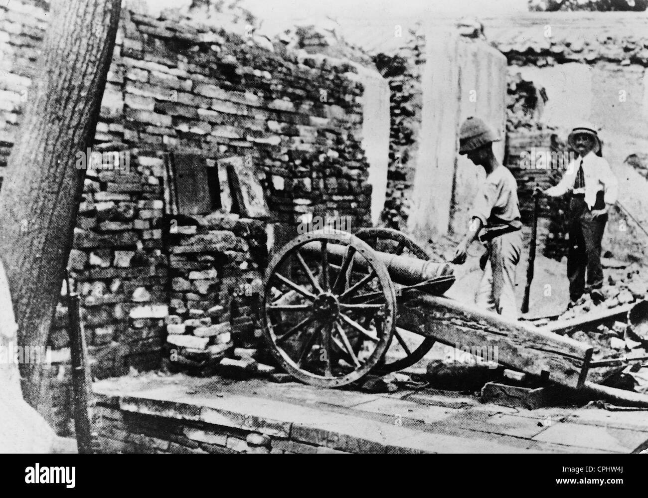 Verteidigung des Botschaftsgebäude, 1900 Stockfoto