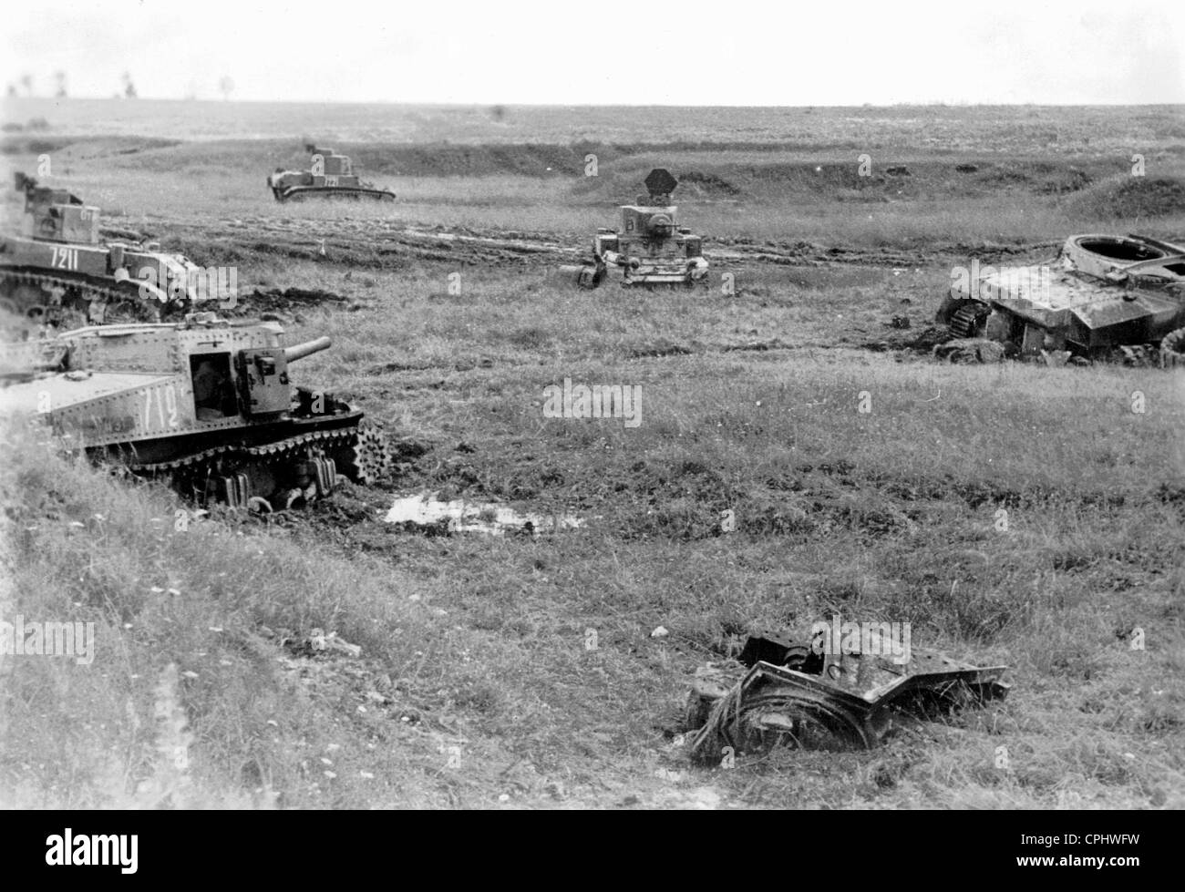 Amerikanische produziert russische Panzer, 1942 Stockfoto