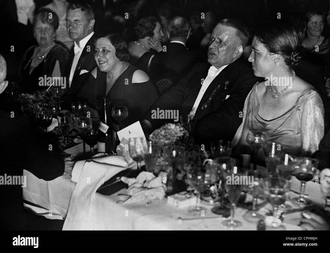 Heinrich Sahm und Franz Bracht auf dem Ball der "Verein der Auslaendischen Presse in Berlin" [Verein der ausländischen Presse in Stockfoto