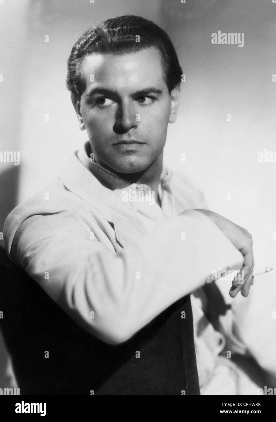 O.W Fischer in "Anton der letzte", 1939 Stockfoto