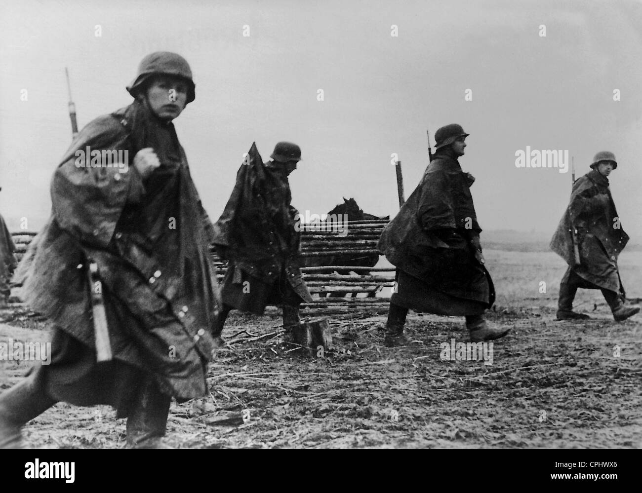 Deutsche Soldaten an der Ostfront, 1941 Stockfoto