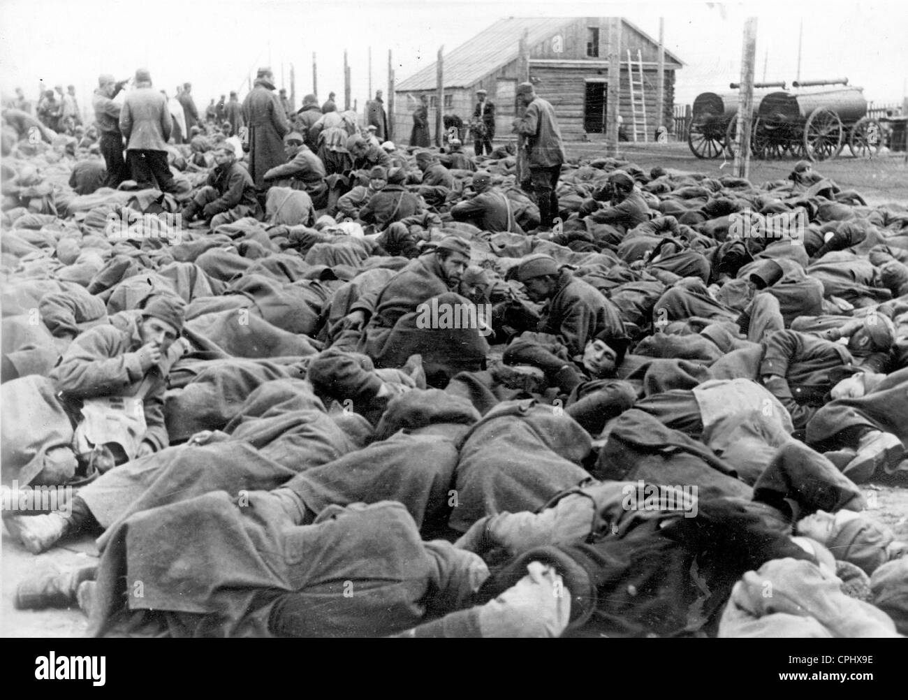 Russischen Kriegsgefangenen, 1941 Stockfoto