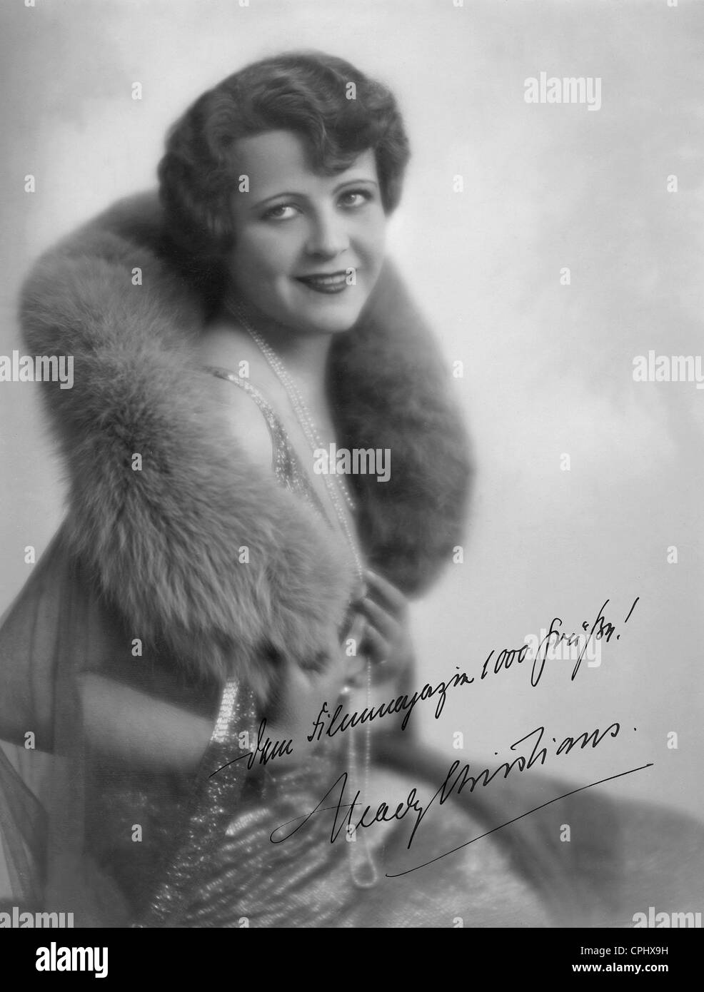 Mady Christen, 1930 Stockfoto