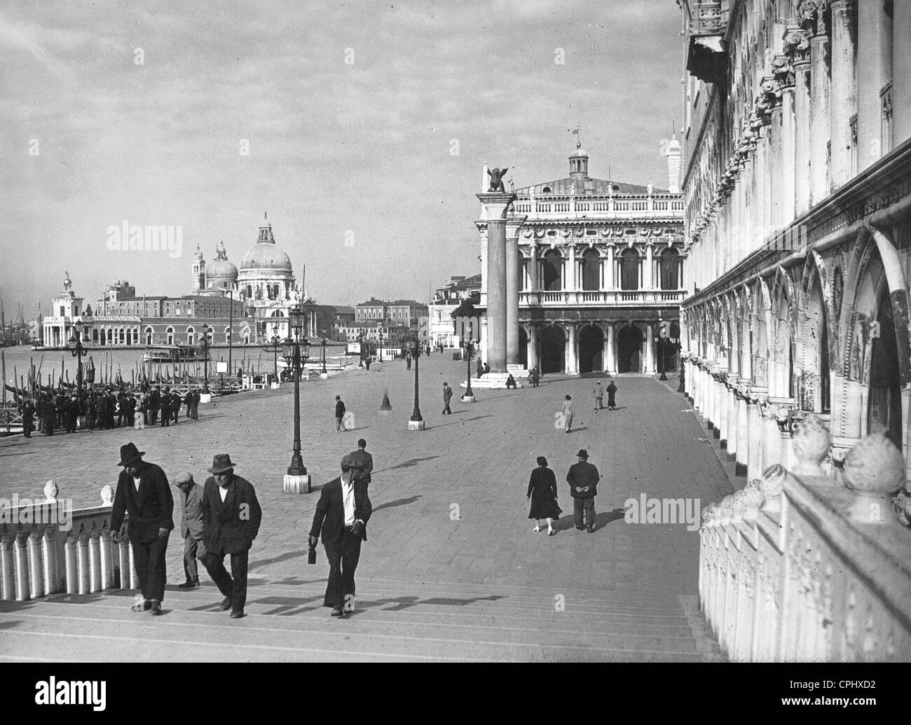 Dogen-Palast und Piazza San Marco, 1934 Stockfoto