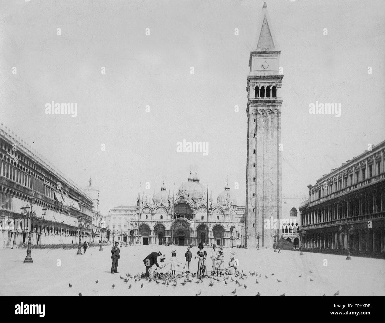Markusplatz in Venedig Stockfoto