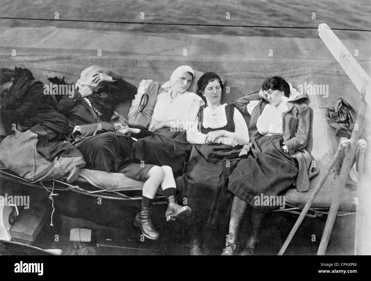 Deutschen auf dem Weg zum Referendum in den östlichen Gebieten Deutschlands, 1920 Stockfoto