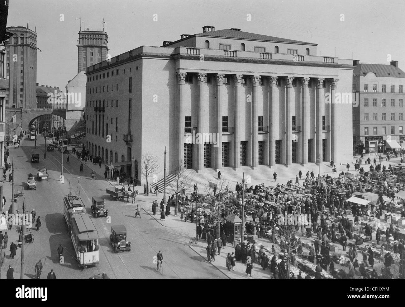 Die Stockholm Concert Hall Stockfoto