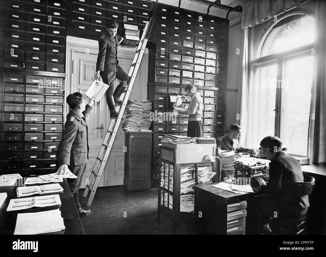 Im Zimmer Einreichung der Jugend Reichsleitung in Berlin Stockfoto