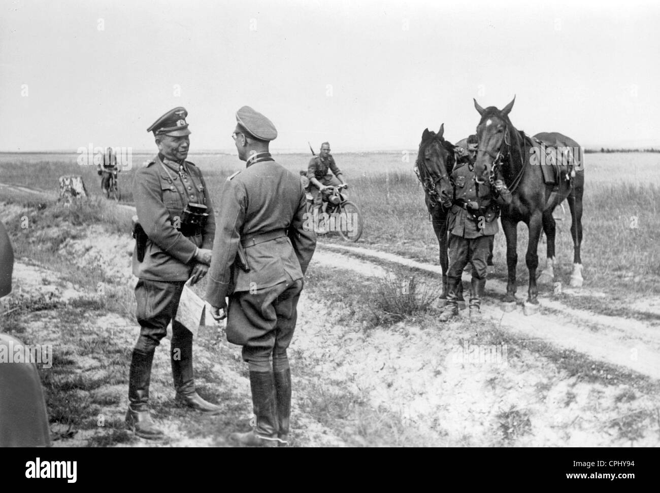 Heinz Guderian an der Ostfront, 1941 Stockfoto