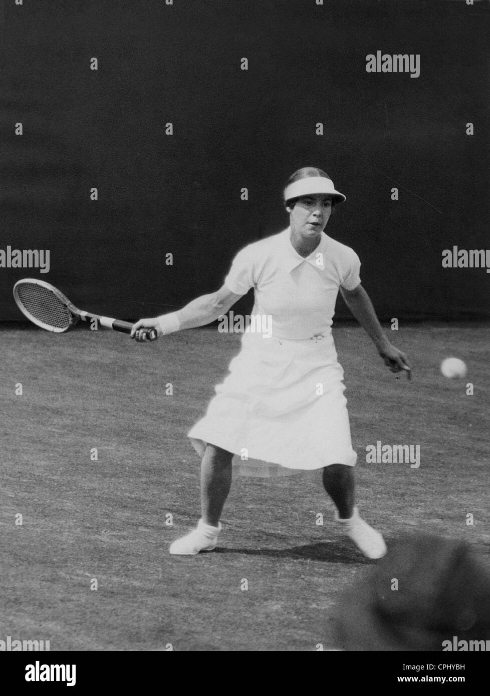Cilly Aussem in Wimbledon, 1934 Stockfoto