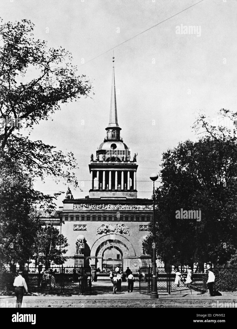 Die Admiralität in Leningrad, 1939 Stockfoto