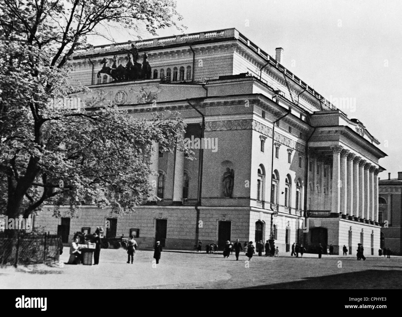Das Puschkin-Theater in Leningrad, 1939 Stockfoto