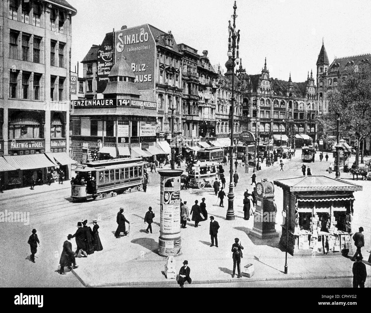 Spittelmarkt in Berlin, 1900 Stockfotografie - Alamy