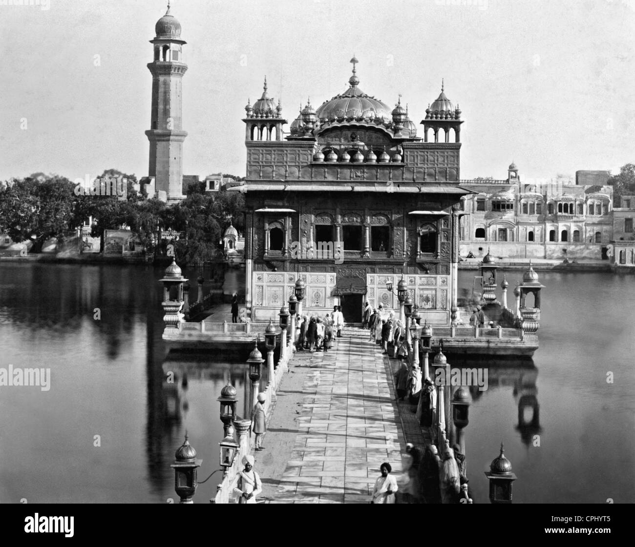 Die "Goldenen Tempel" in Amritsar, 1902 Stockfoto