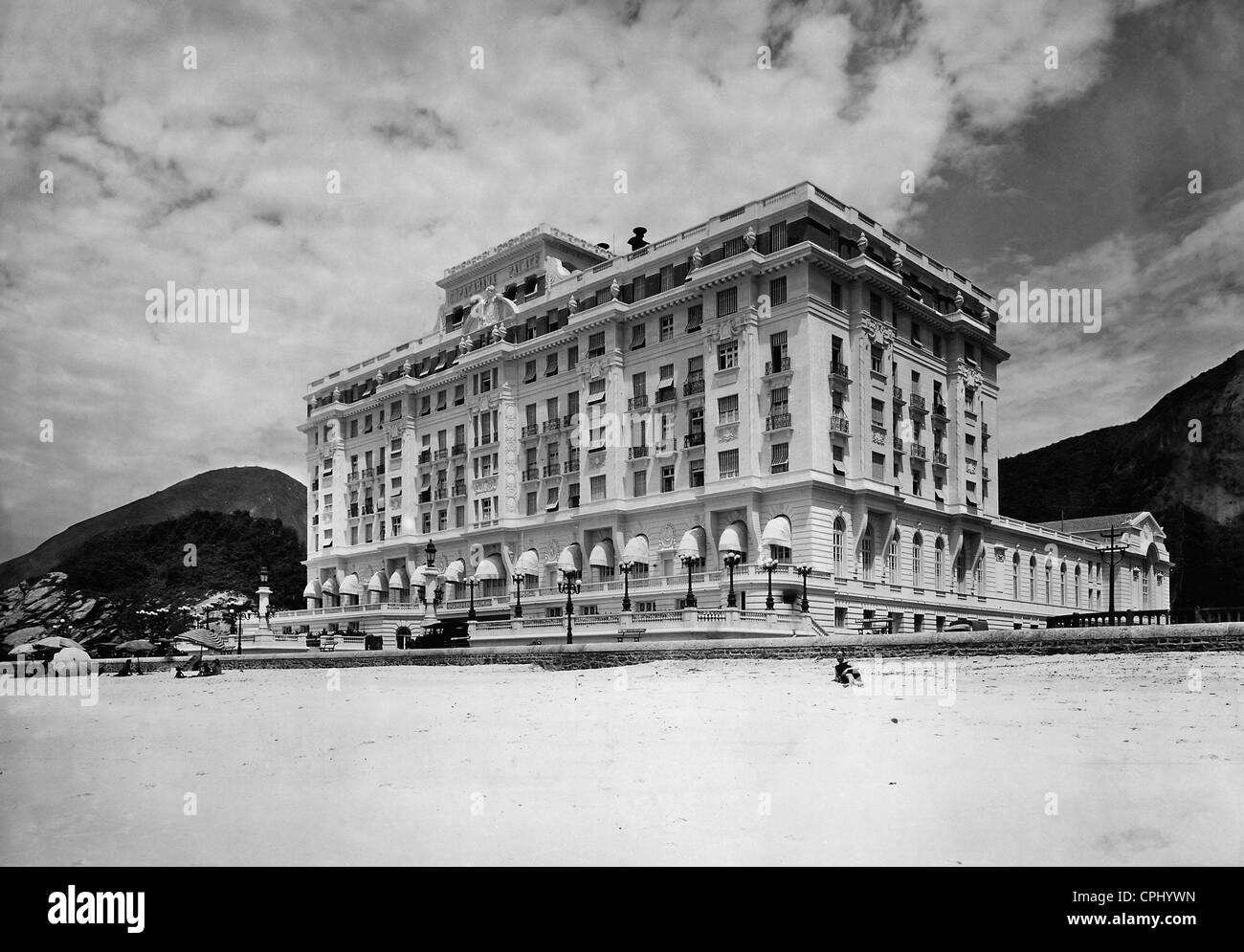 Das "Copacabana Palace" Hotel in Rio De Janeiro, 1928 Stockfoto