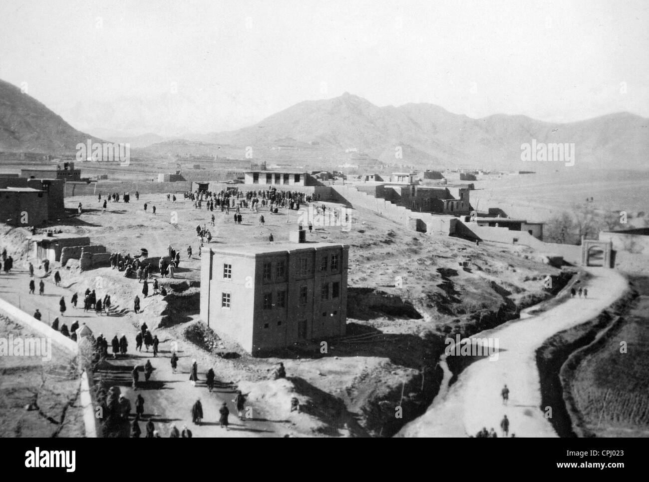 Britische Botschaft in Kabul, 1929 Stockfoto