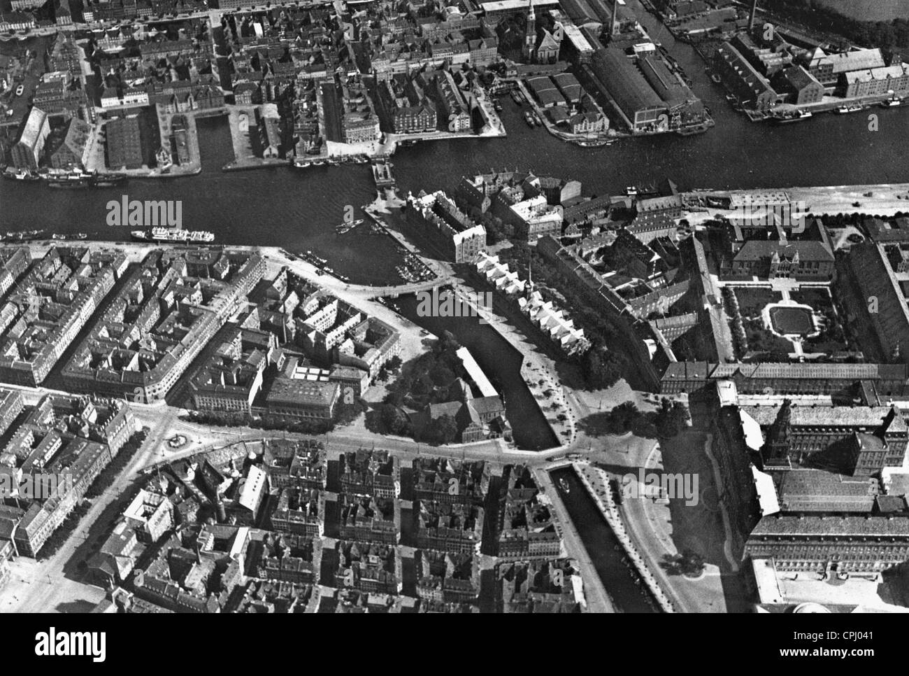 Luftaufnahme von Kopenhagen Stockfoto