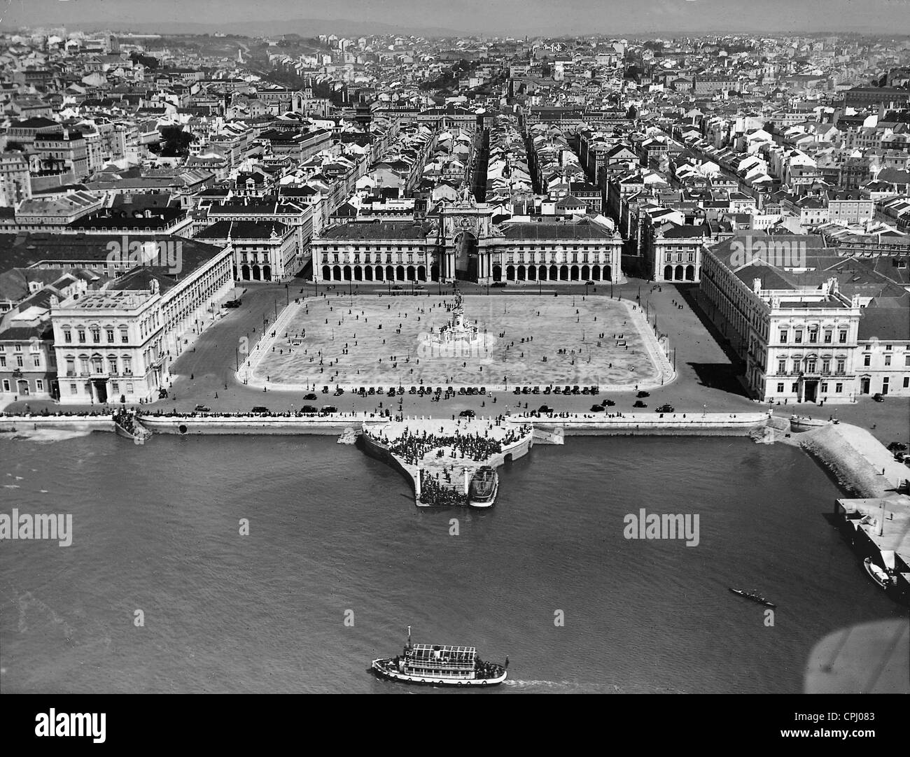 Lissabon um 1940 Stockfoto