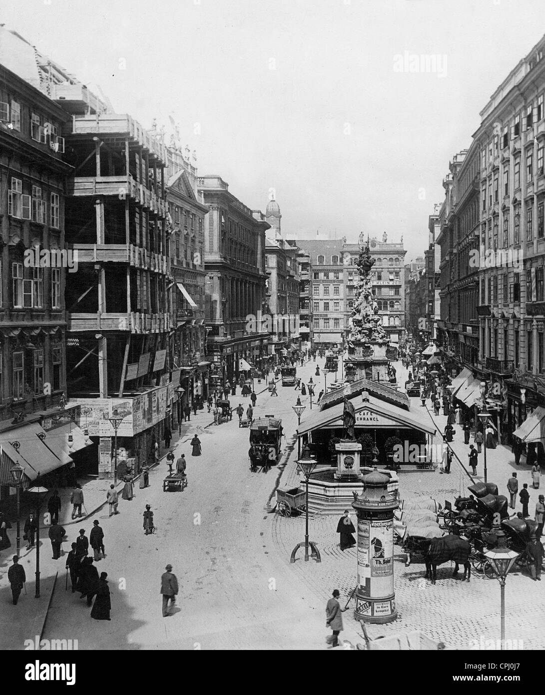 Graben in Wien, 1927 Stockfoto