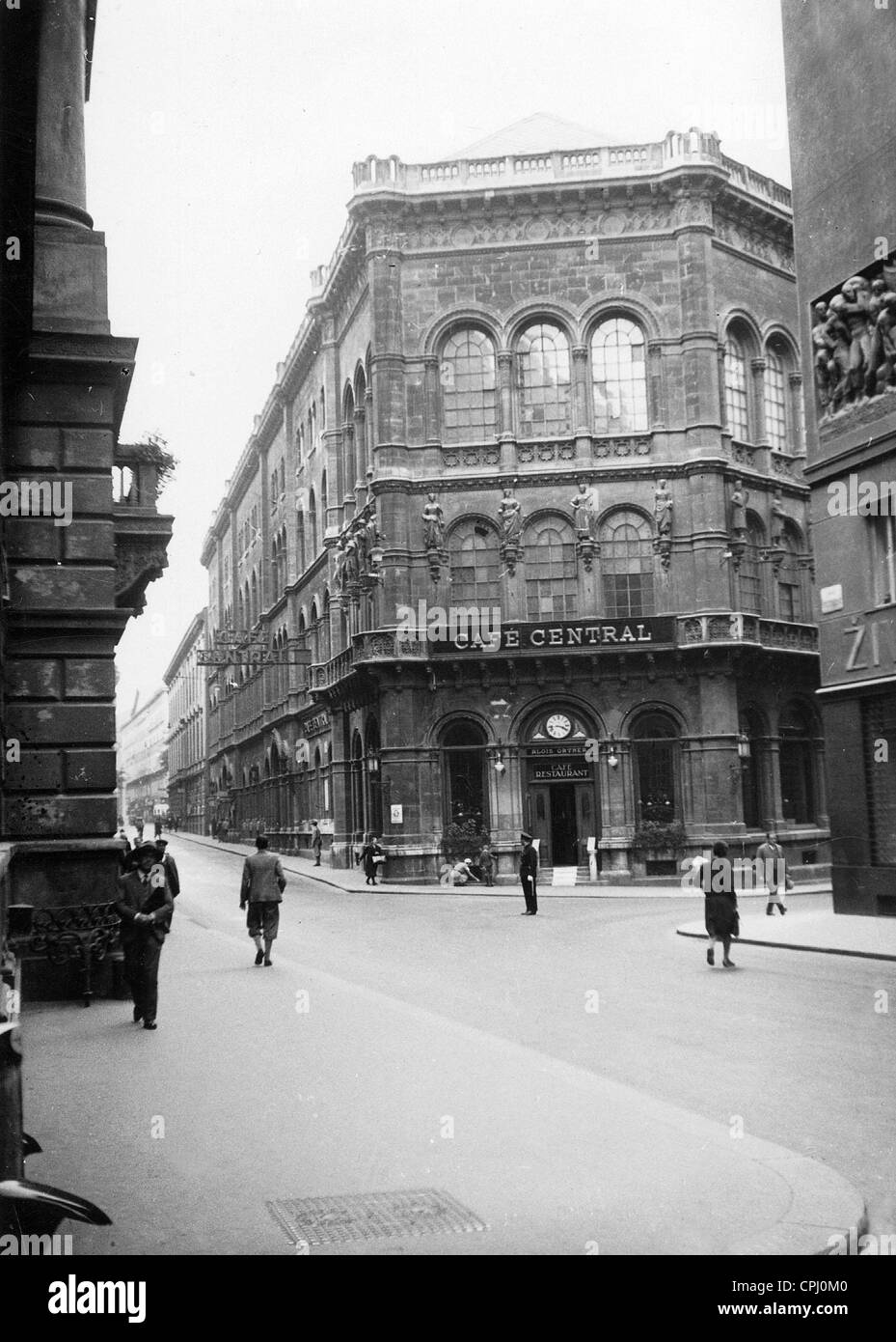 "Cafe Central" in Wien, 1932 Stockfoto