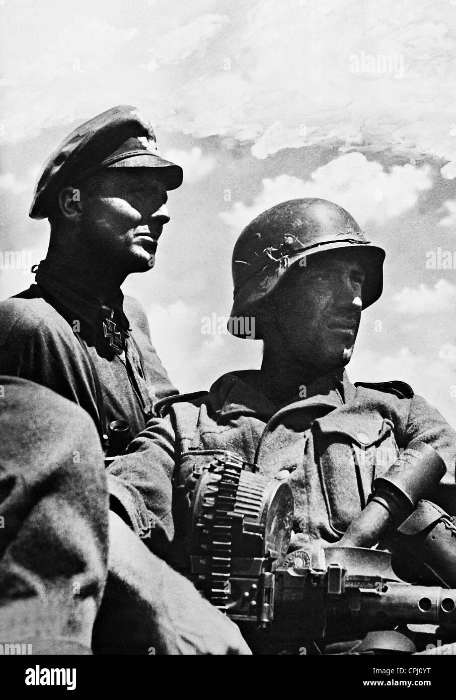 Deutsche Soldaten an der Ostfront 1942 Stockfoto