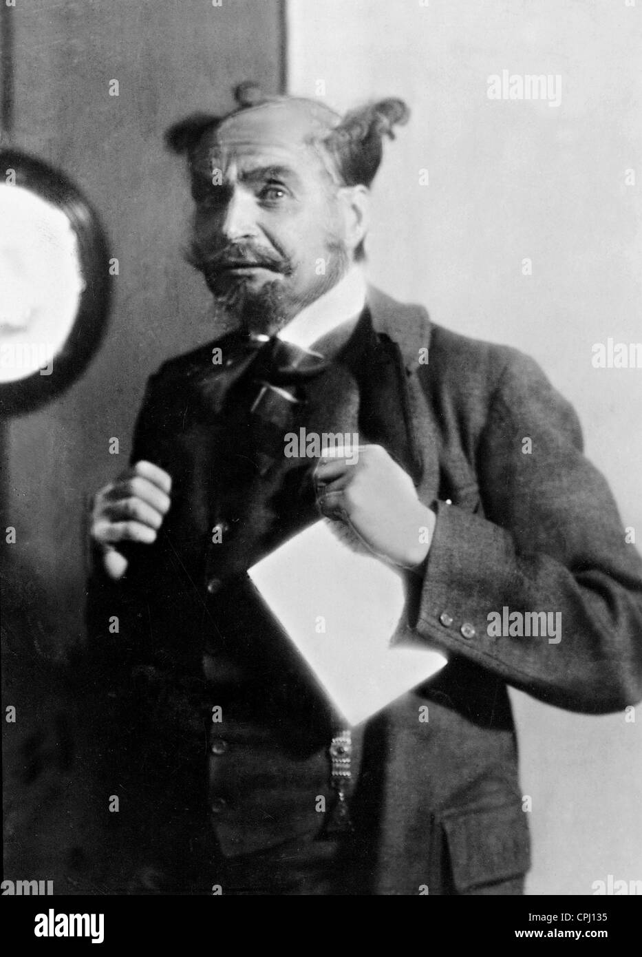 Albert Bassermann in "Public Enemy", 1917 Stockfoto