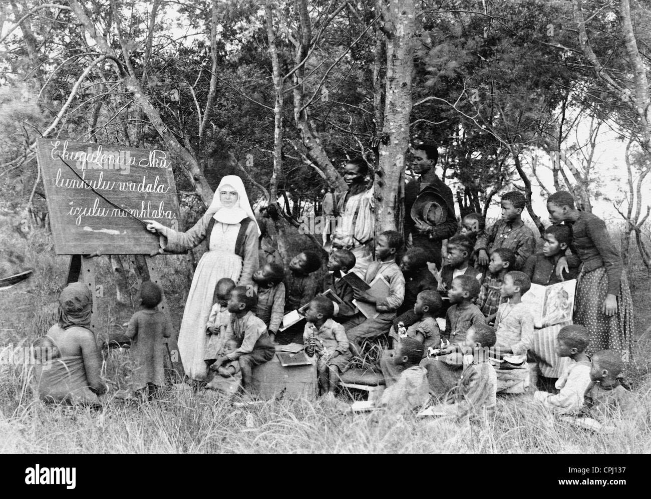 Mission Schule in Bethlehem, 1910 Stockfoto