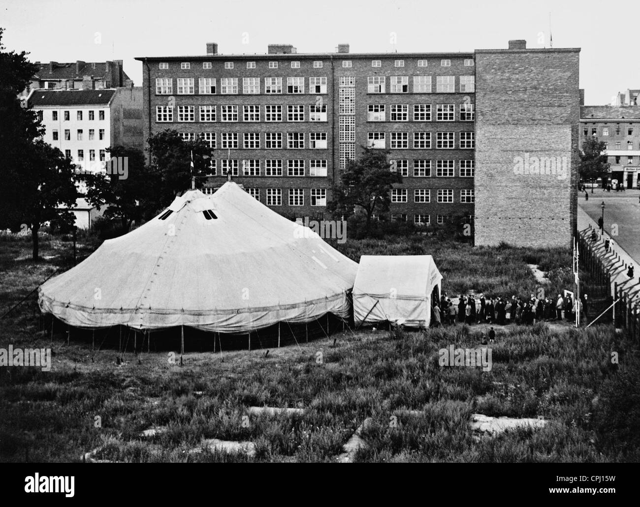 Mission Zelt des Zeltes Mission, 1935 Stockfoto