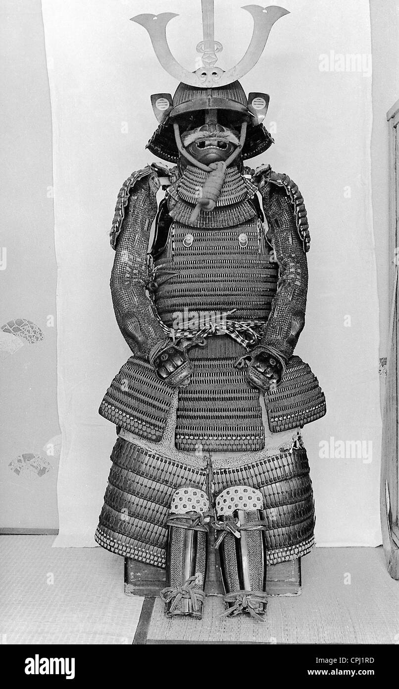 Rüstung eines Samurai, 1938 Stockfoto