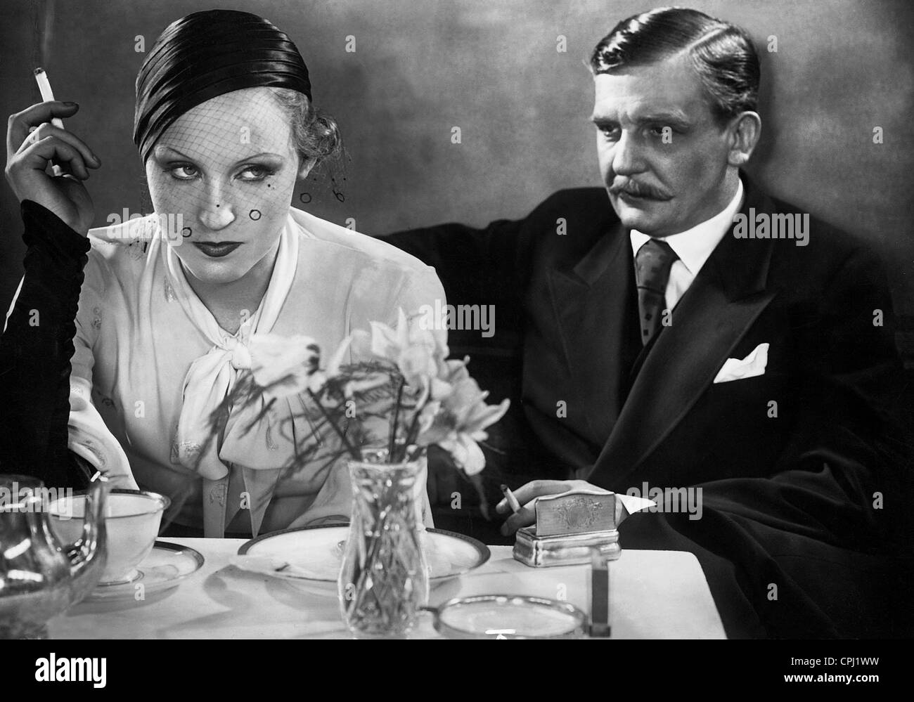 Brigitte Helm und Rudolf Forster in "Die Gräfin von Monte Christo", 1932 Stockfoto