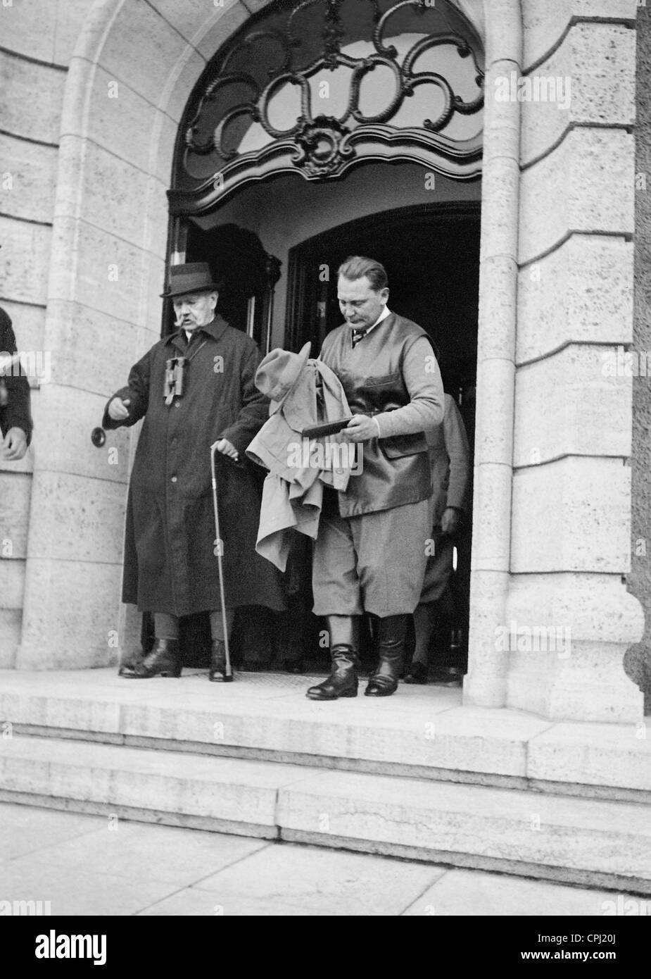 Hermann Göring und Paul von Hindenburg, 1934 Stockfoto