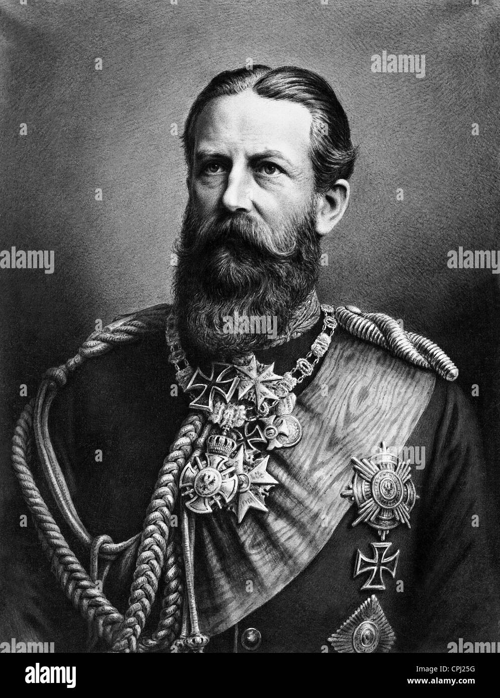 Kaiser Friedrich III Stockfotografie Alamy