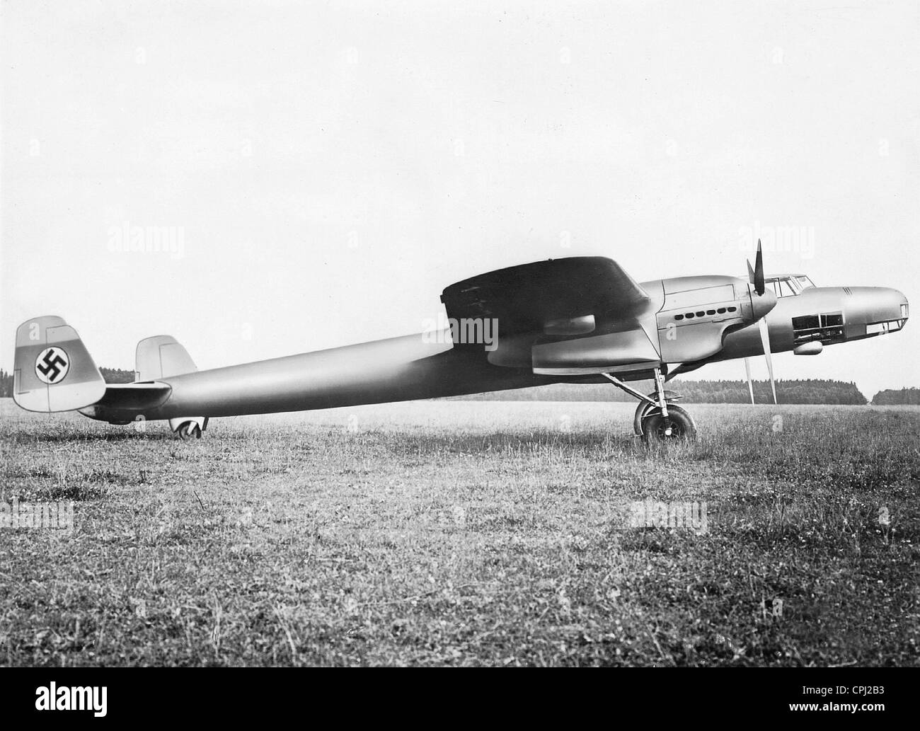 Grafische Representatino eines deutschen Dornier Do 17 Bomber, 1937 (Mixed Media) (bw-Foto) Stockfoto Grafische Representatino eines deutschen Dornier Do 17 Bomber, 1937 (Mixed Media) (bw-Foto) Stockfoto