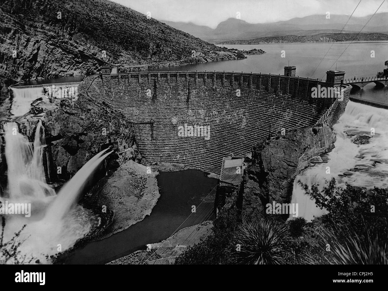 Roosevelt Dam, 1926 Stockfoto