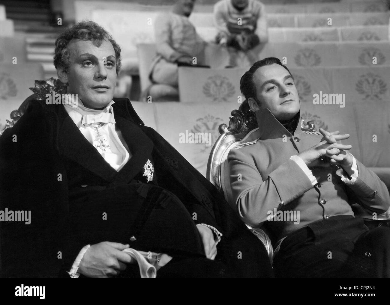 Gustaf Gruendgens und Willi Forst in "Dies ist der Art und Weise Liebe Ends, 1934 Stockfoto