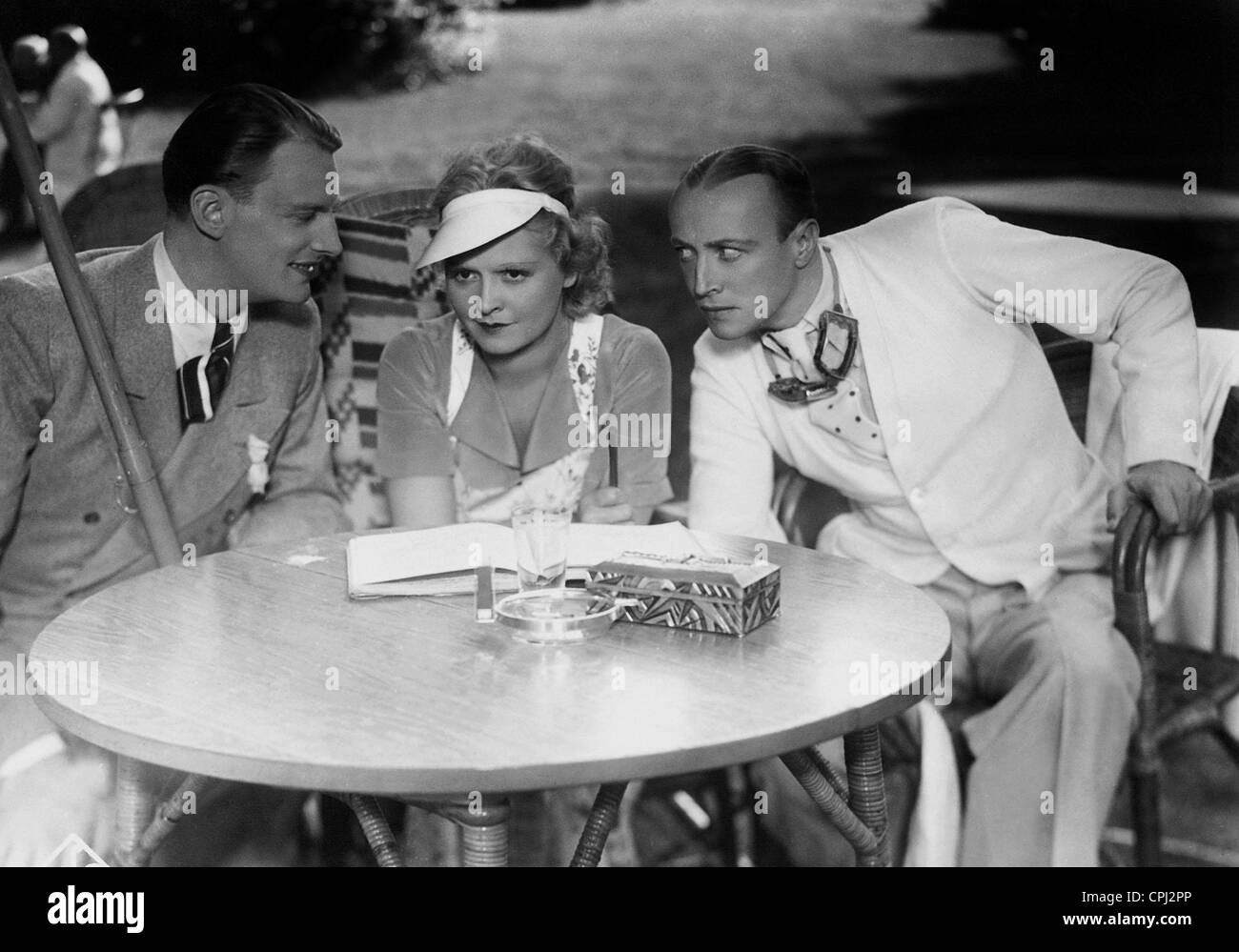 Kurt von Ruffin, Liane Haid und Hubert von Meyerinck in "Ihre Durchlaucht, die Verkäuferin", 1933 Stockfoto