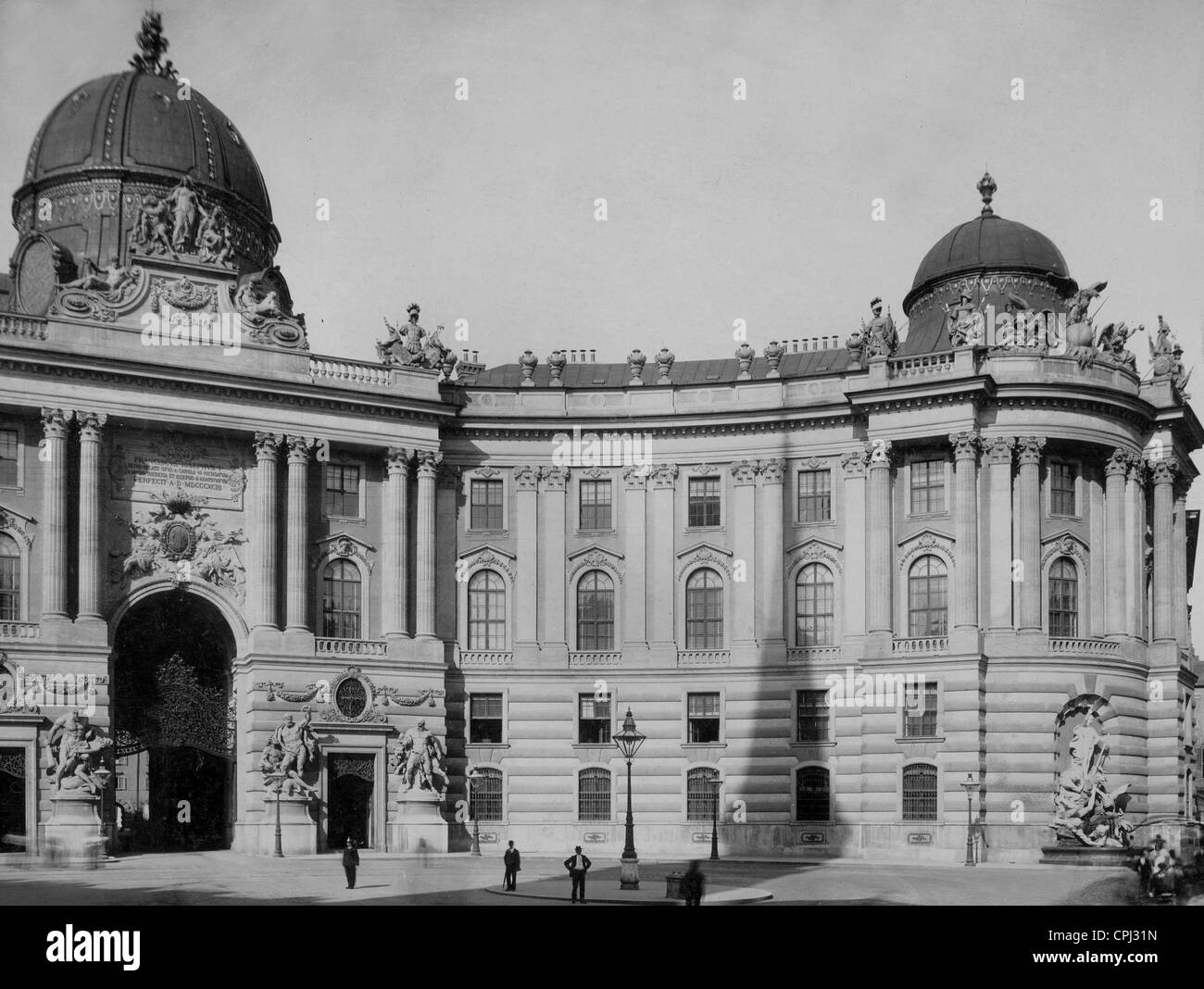Michael Trakt der Hofburg in Wien, 1910 Stockfoto