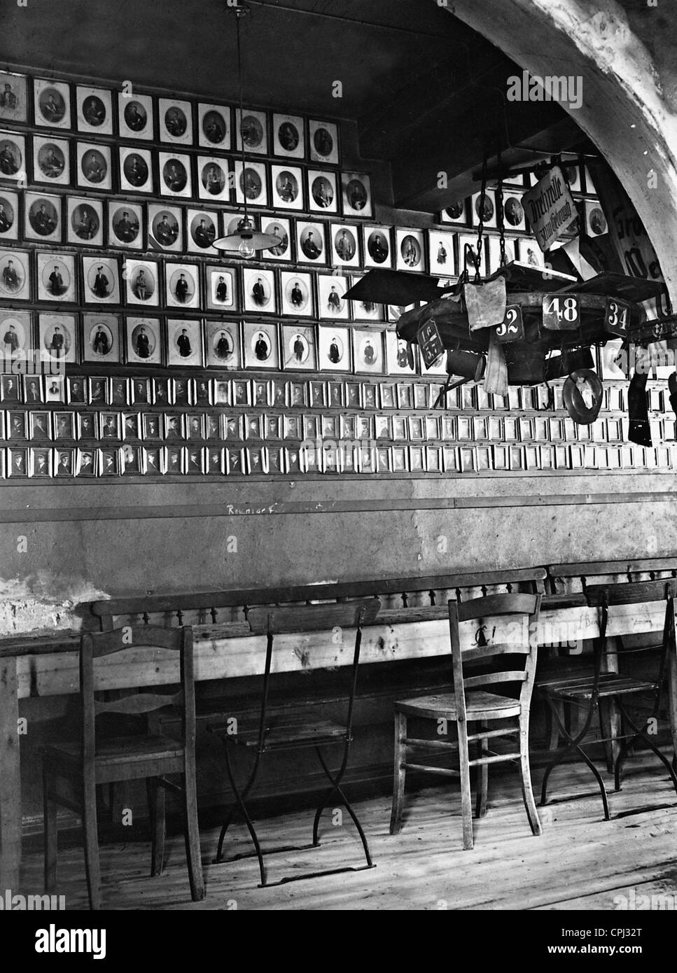 Studentenkneipe in Jena, 1930 Stockfoto