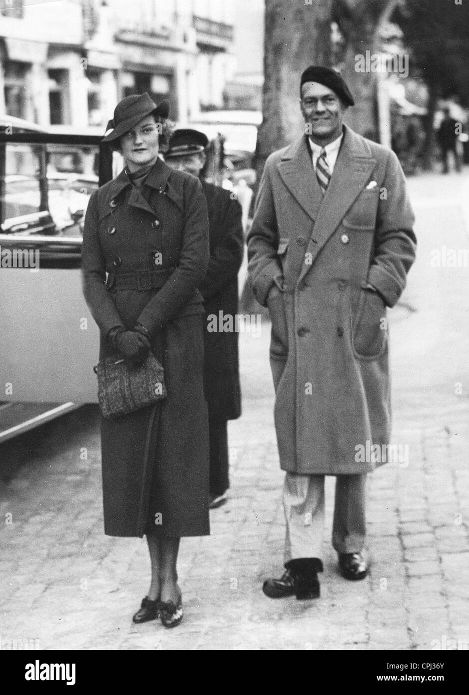 Doris Duke und James Cromwell, 1935 Stockfoto