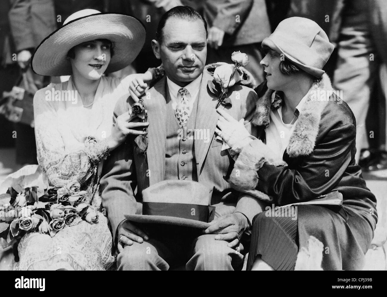 Alge Brink, George Jacoby und Marietta Millner, 1926 Stockfoto